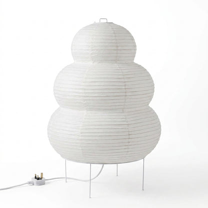 Akari Style Paper Floor Lamp - UK plug