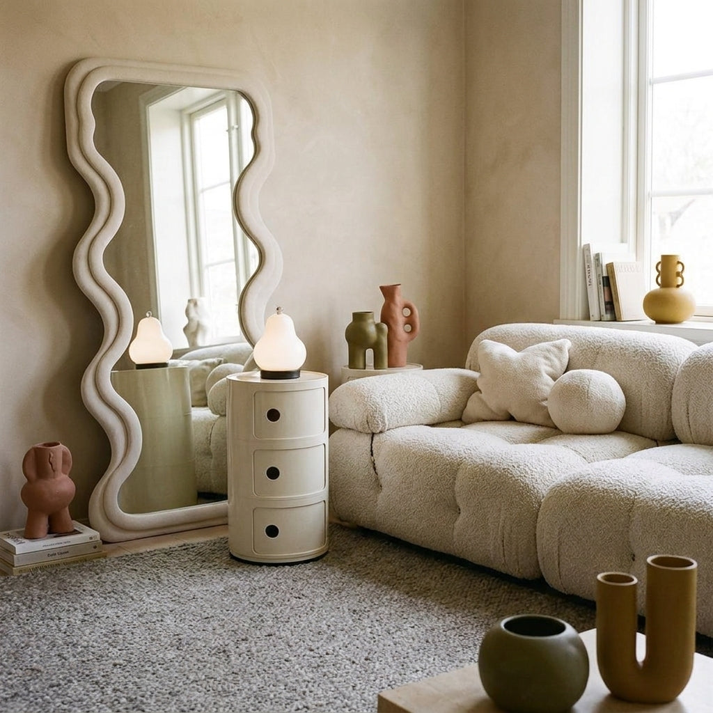 Stackable Round Plastic Cabinet - lifestyle 3