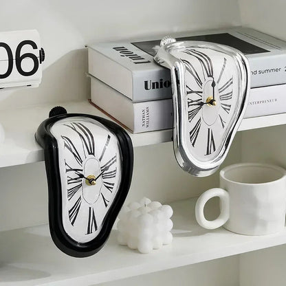 Novel Distorted Melting Shelf Clock