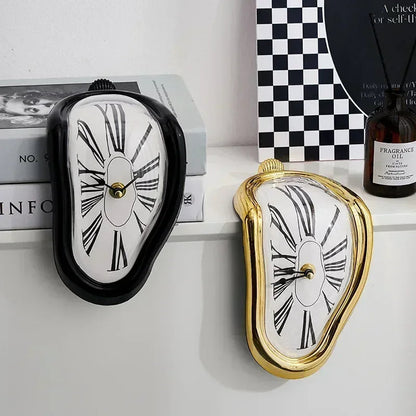 Novel Distorted Melting Shelf Clock