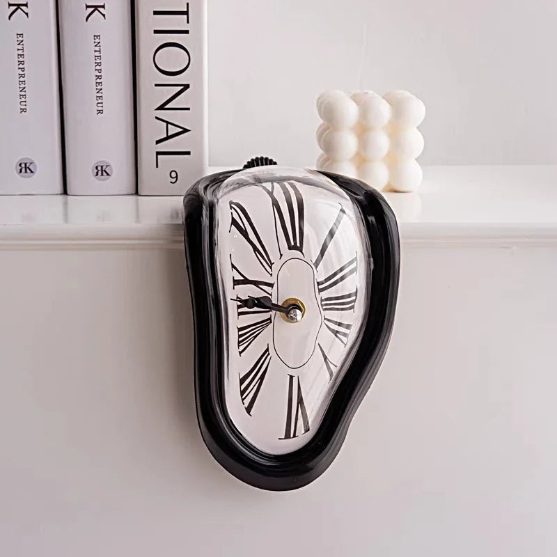Novel Distorted Melting Shelf Clock