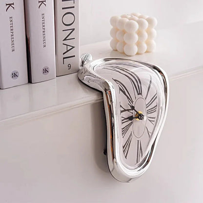 Novel Distorted Melting Shelf Clock