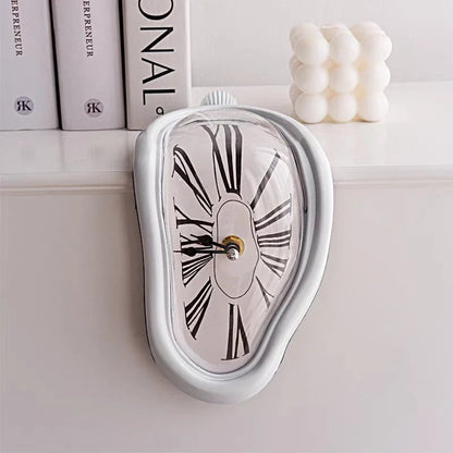 Novel Distorted Melting Shelf Clock