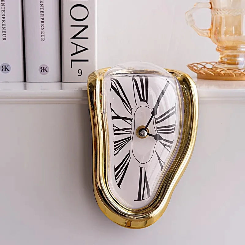 Novel Distorted Melting Shelf Clock