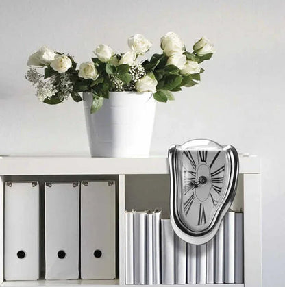 Novel Distorted Melting Shelf Clock