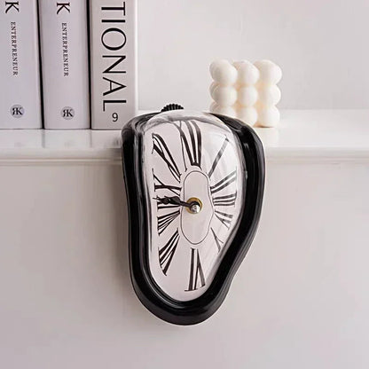 Novel Distorted Melting Shelf Clock