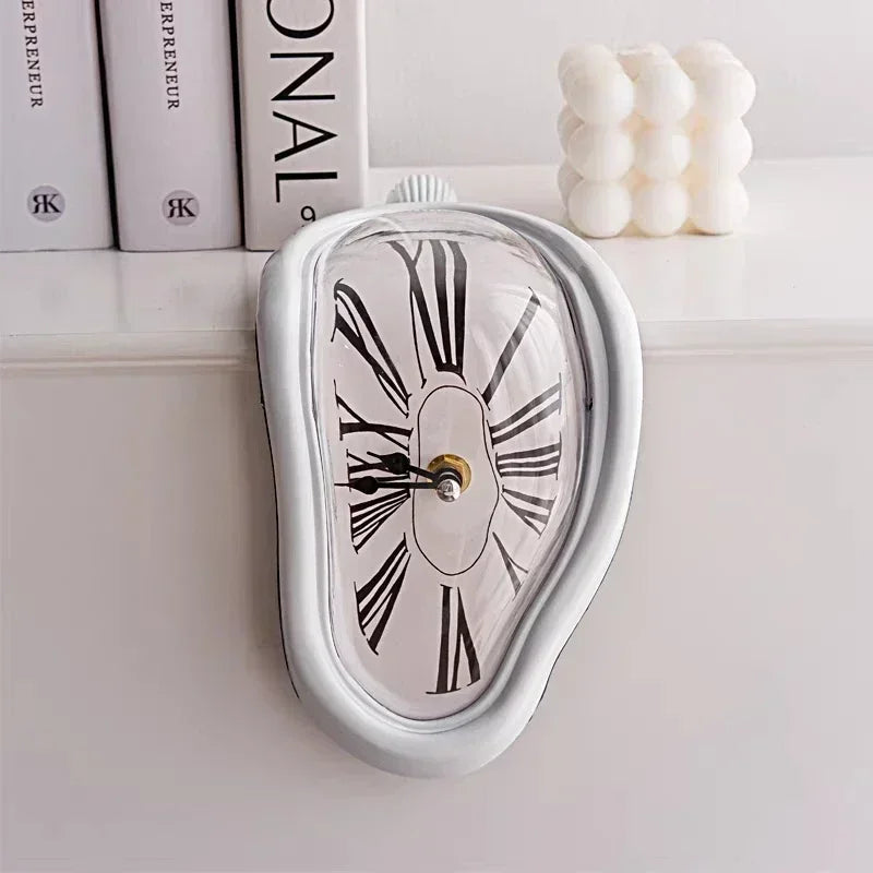 Novel Distorted Melting Shelf Clock