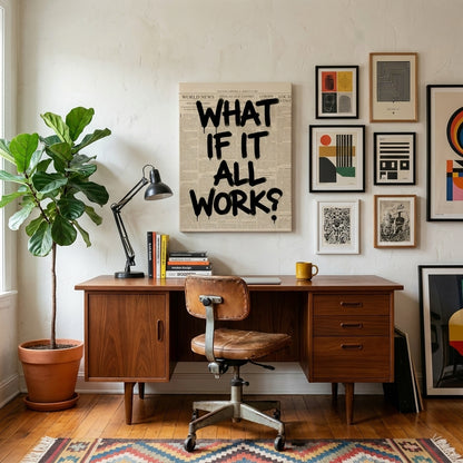 What If It All Works Canvas Poster - lifestyle 3