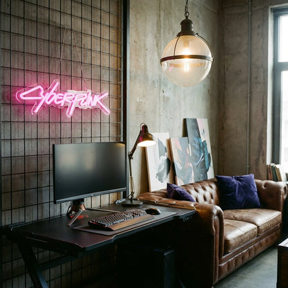 Cyberpunk Acrylic Neon Sign - lifestyle 1