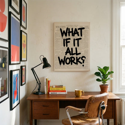 What If It All Works Canvas Poster - lifestyle 1