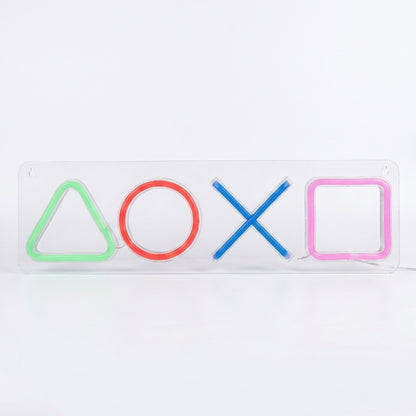Gaming Icon LED Neon Sign - Backboard big size
