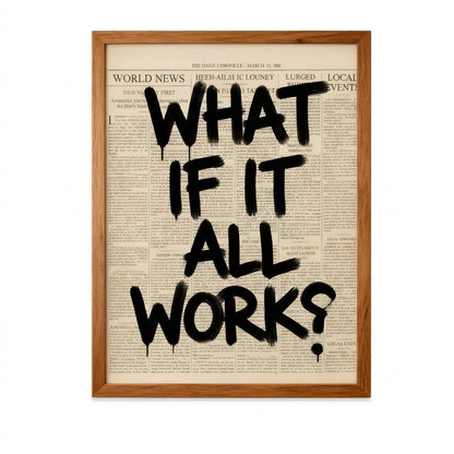 What If It All Works Canvas Poster - WS11111-3