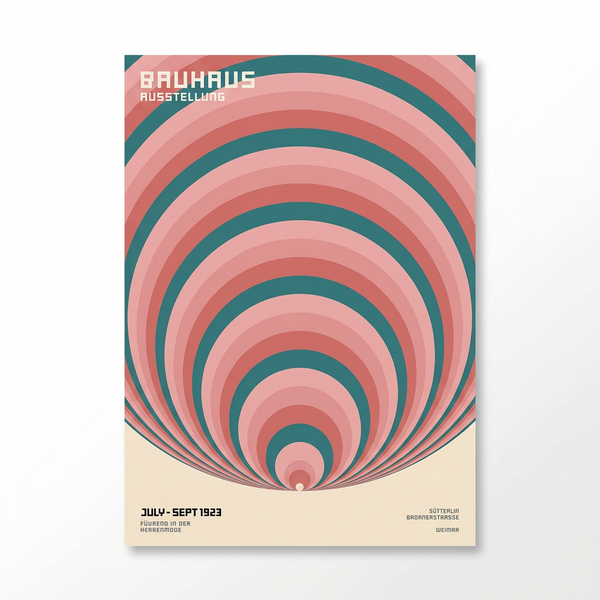 Colorful Pop Bauhaus Poster