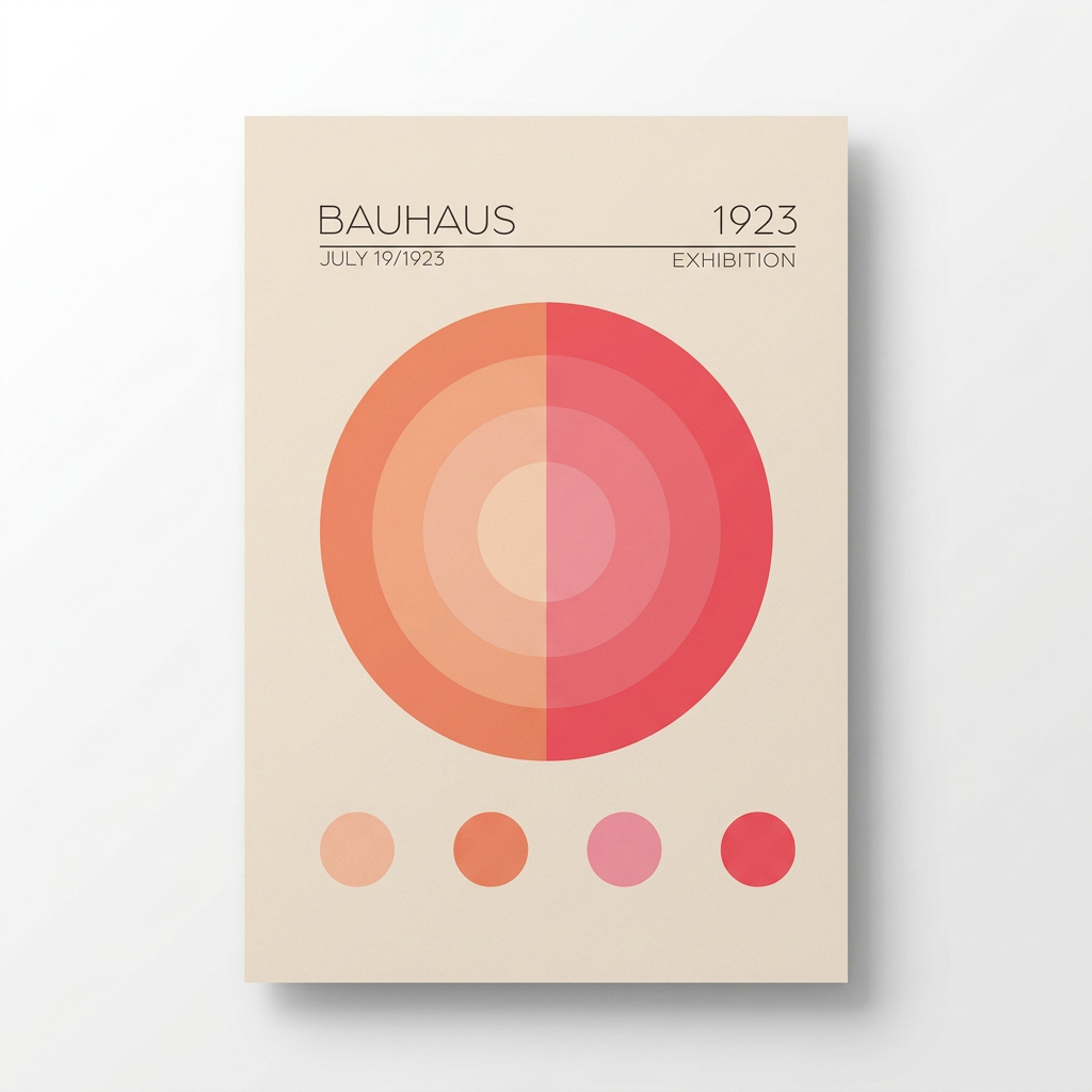 Orange & Red Sunrise Poster