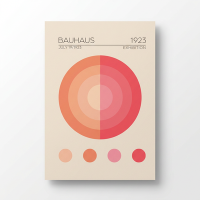 Orange & Red Sunrise Poster