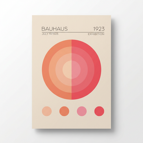 Orange & Red Sunrise Poster