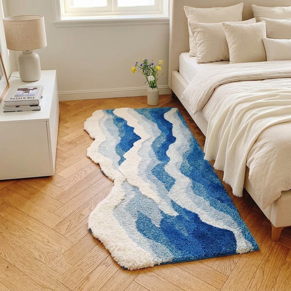 Tufted Rolling Waves Rug