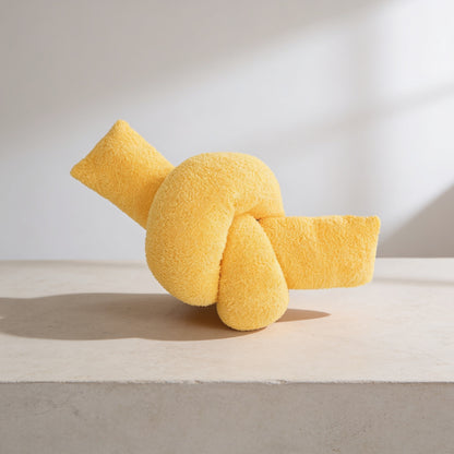 Chain Pillow 85cm Yellow Knot