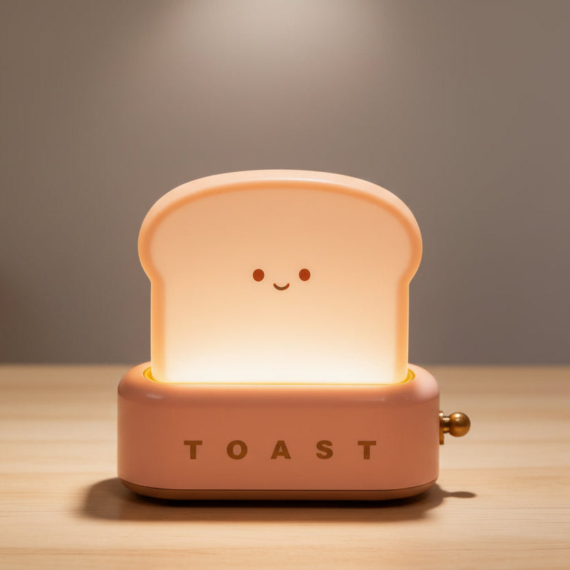 Cute Toast ABS Night Light