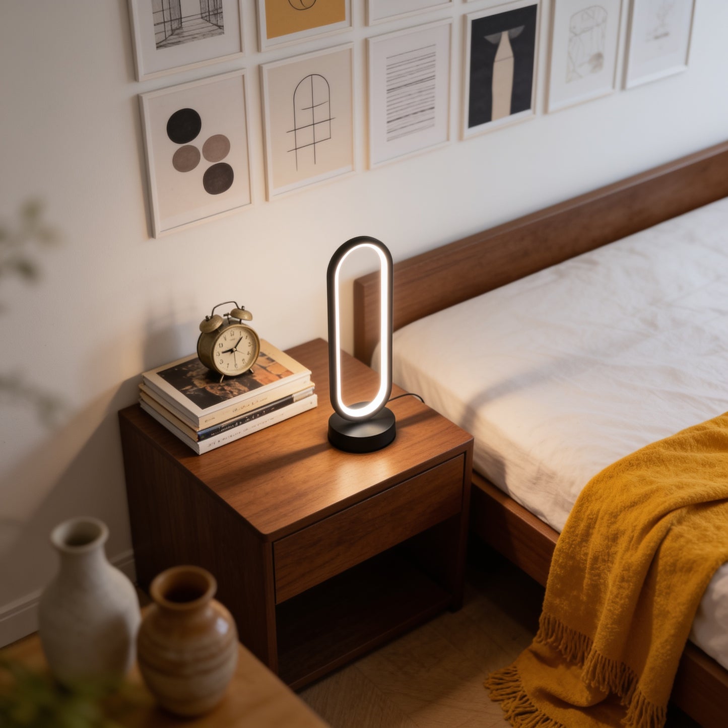 Modern LED Desk Lamp lifestyle close-up