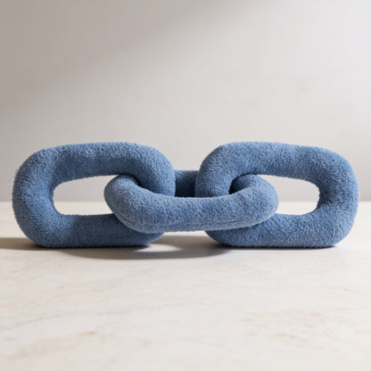 Chain Pillow 95cm Blue Chain