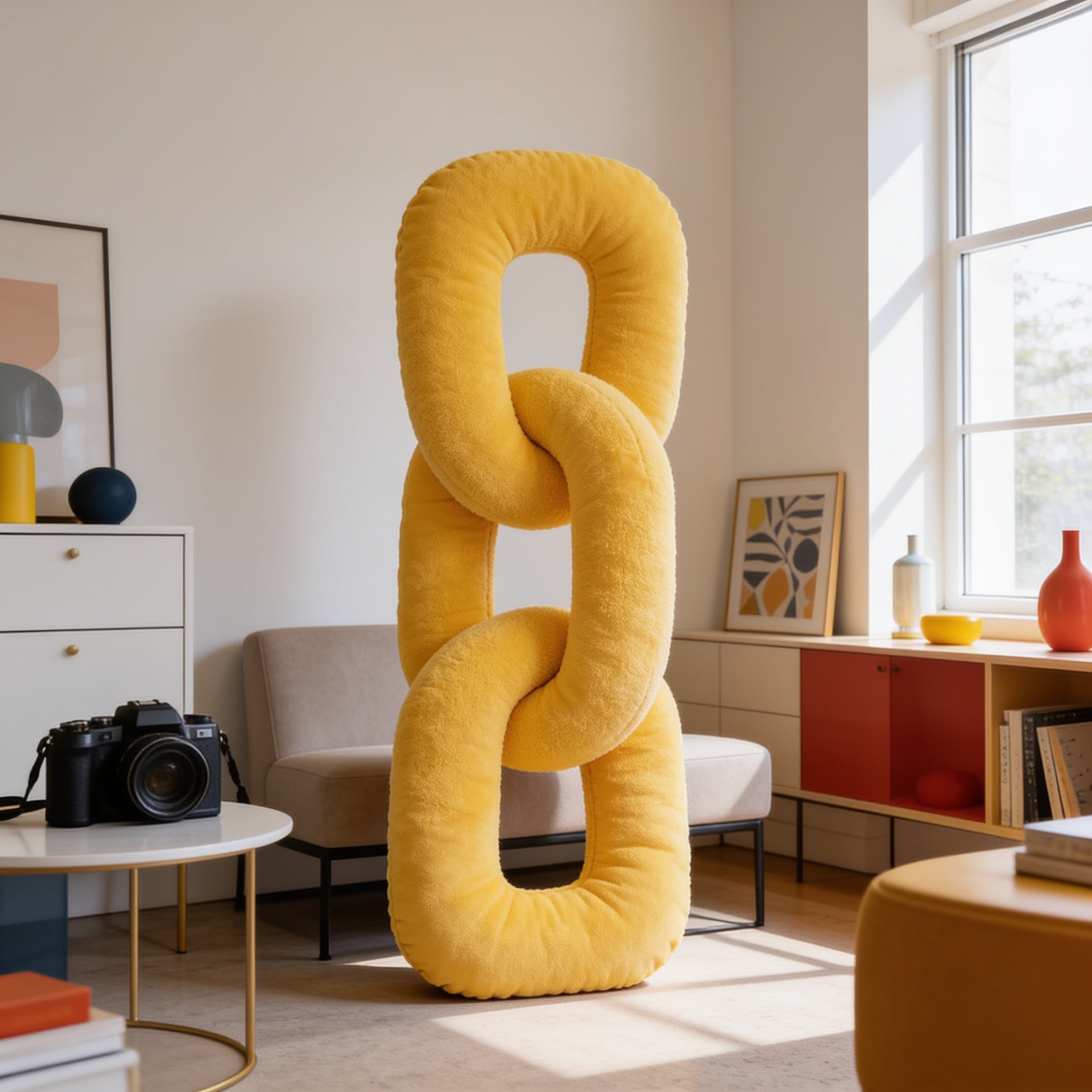 Chain Plush Pillow lifestyle
