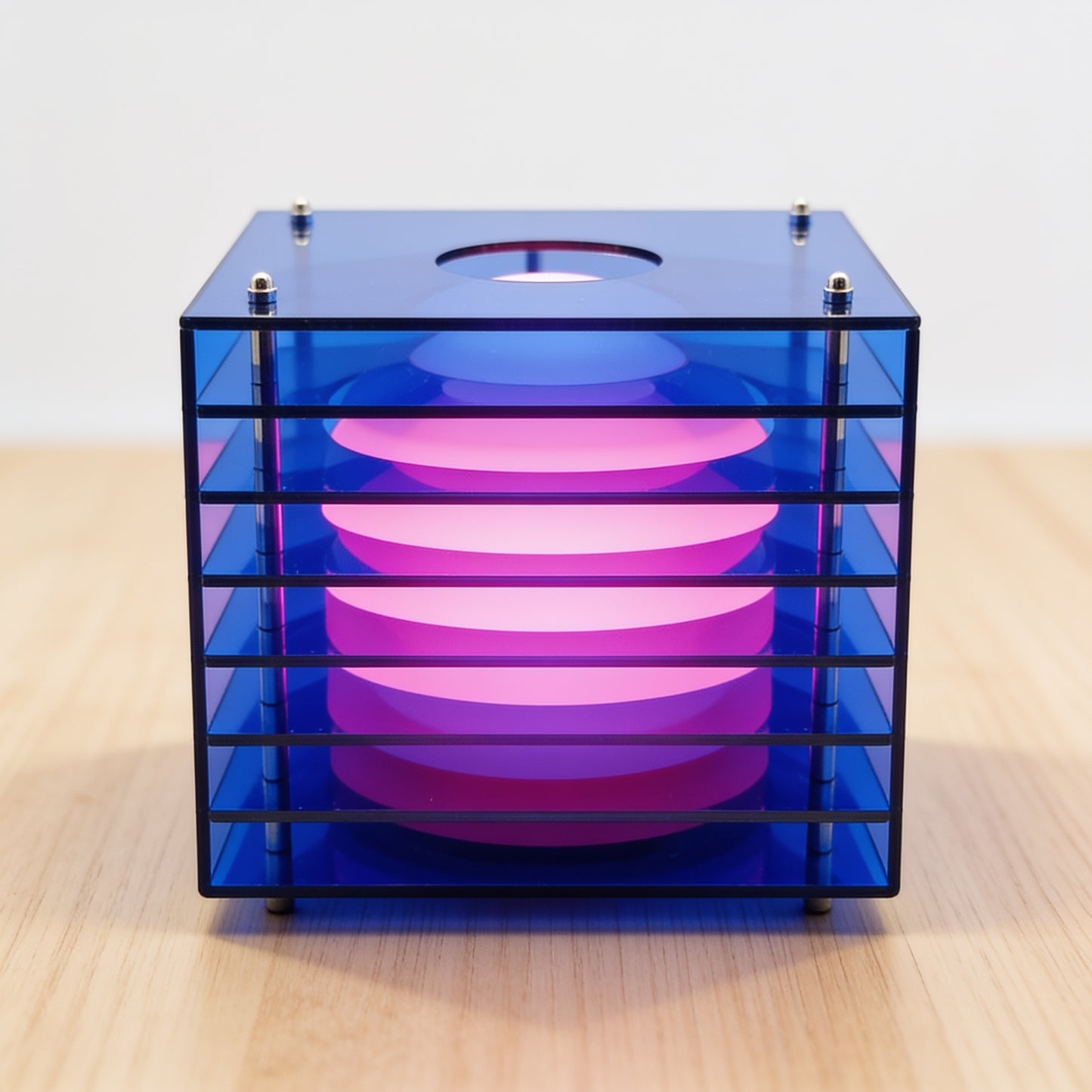 Acrylic Sphere Ambient Desk Lamp — studio shot