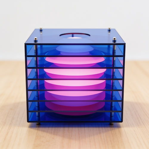 Acrylic Sphere Ambient Desk Lamp — studio shot