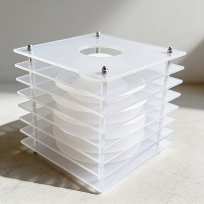 Acrylic Sphere Ambient Desk Lamp — White