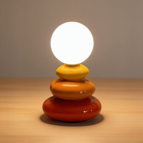 Ceramic Stacked LED Table Lamp