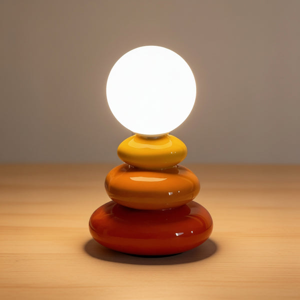 Ceramic Stacked LED Table Lamp